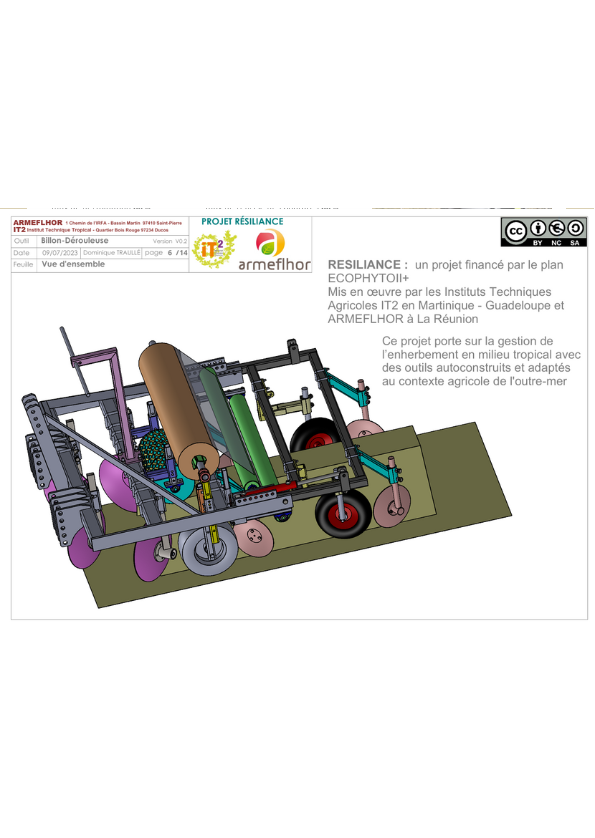 Plan de la billon dérouleuse